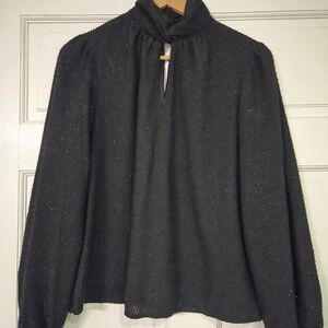 Nine West Sparkly Black Sweater